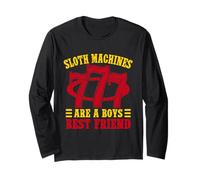 Fan Gambling Slot Machine Boys Best Friend Casino Maglia a Manica