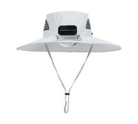 Fan Hat, Solar Power Cap, Breathable Children Hat, protezione UV Headwear, 20.47-21.65 in, Fast Drying, Adjustable Headdress for Beach Trips Camping Hiking Fishing Outdoor Sports