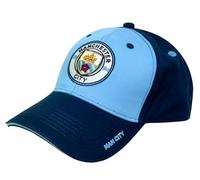 Fan Ink Manchester City Cappello, licenza Man City regolabile Snap Back Hat/Cap, 1 cover senza logo, Taglia unica
