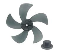 Fan Leaf Replacement, Electric Blower Part, 27.5x27.5 cm Compact with Nut Cover, Cooling Accessory with Easy Setup, Household Supply Tool for Table Wall Bedroom Living Room Home Office Patio Garage
