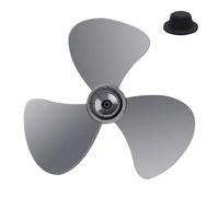 Fan Leaf Replacement - Patio Fan Leaf | 16 Inch Wind Blower Part | 3-Blade Propeller, PP, 400mm (15.75in), With Nut Cap, For Tabletop Floor Fans, Workshop Bedroom Living Room Classroom Dorm Outdoor