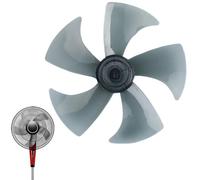 Fan Leaves Replacement, General Fan Parts, 5 Leave with 16 Inches, Compact and Lightweight, Blowing Tool for Living Room, Bedroom, Home, Dorms, Apartment, Men, Women, Workplace, Studio, Gray
