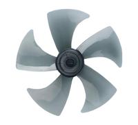 Fan Leaves Replacement, Table Fan Parts with Nut Cover, 13.39x13.39 inches, 5 Blowing Accessory for Bedroom, Living Room, Workplace, Quiet Wind Circulation Tool Indoor Use