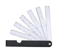 Fan Measuring Template, Foldable Layout Ruler, Multi Angle Drawing Tool with Compact Folding Design, Precision Marking Instrument, Measuring Guide for Sewing Woodworking
