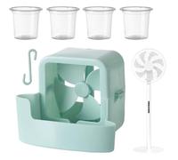 Fan Mister allegato - Ventole di nebulizzazione per il refrigeratore di ghiaccio appeso esterno | Dispositivo portatile esterno per patio, festival, balcone, patio, spazio per