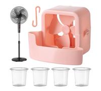 Fan Mister - Ventola con clip per ventola, portatile, da appendere, accessorio di raffreddamento per festival, terrazza, vicolo, balcone