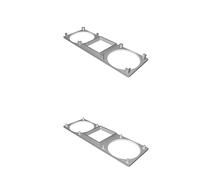 Fan Mount for Voron 2.4 3D Printer - Custom Skirt System with Blank Holder