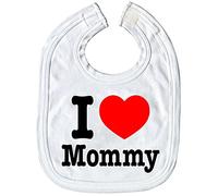 Fan-O-Menal Bavaglini con Stampa -i Amore Mommy - 07045 - Bianco