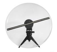 Fan personalizzabile dell'ologramma 3D con le luci di alta luminosità LED perfette per le promozioni
