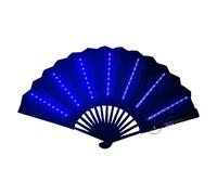 Fan Portatile A LED | Festival RAGGI FAN | Pieghevoli Arcobaleno Fantelling Handhing Folding Hand | Travel Multipurpy Handhell | Accessori Di Carnevale Per La Danza Del Ventre,