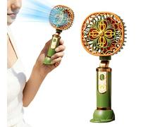Fan portatile - Long Lasting Cooling Device, Pocket Size Personal Air Blower with Strong Wind Output Design, Mini Cooling Gadget, Travel Friendly Handheld Fan for Desk Office Outdoor Beach Sports
