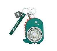 Fan portatile, ventilatore USB, ventilatore a mano, dinosauro cartone animato piccolo ventola elettrica portatile ricaricabile ricaricabile USB Student Manual Mini Small Fan Female/Green, Red Mini Fan