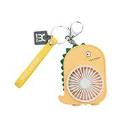 Fan portatile, ventilatore USB, ventilatore a mano, dinosauro cartone animato piccolo ventola elettrica portatile ricaricabile ricaricabile USB Student Manual Mini Small Fan Female/Green, Red Mini