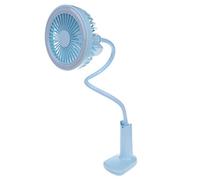Fan Student Dormitory Mute Rechargeable 360° Curved Large Wind Fan Small Table Lamp Fan (Color : C) (A)