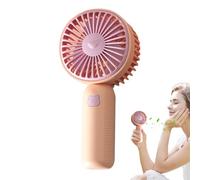 Fan tascabile portatile - mini fan tascabile | I simpatici ventilatori hanno funzionato | Batteria ricaricabile ad alta velocità e piccoli ventilatori di raffreddamento personale portatili per