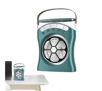 Fan With Water Mist - Desktop Misting Fan | Quiet Cooling Tool, 180 gradi Rotazione macchina | Water Misting Small Fan Ricaricabile Desk Misting Fan For Bedroom Dorm Camping Beach Hot Weather Use