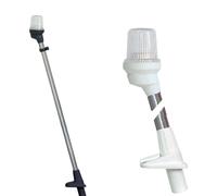 Fanale 12V 360° asta estraibile 105 cm bianco