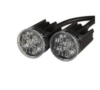 HELLA 2XD 014 564-611 LED-Luce identificazione lampeggiante - BST-Round - 12/24V - rosso/giallo - Montaggio, interno - cristallino - Cavo: 1850mm - Montaggio, esterno - Kit