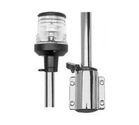 Osculati Asta luce 60 cm inox con fanale di fonda 360° estraibile bianca