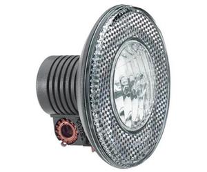 Fanale alogeno b&m Basic N2 rotondo per dinamo con mozzo Typ II