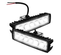 Fanale Anteriore 1/2/4 Pezzi Per Più Scene LED Striscia Luce Lavoro Forma Barra Luminosa 6000K Faretto Bianco Fuoristrada Luce Per Auto IP67 Ricambi Auto Lumen: 2800LM Faro Principale Fari(2 pezzi)