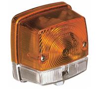Ama Fanale Anteriore per Trattore 84x83 mm - Luce di Posizione e Indicatore di Direzione, Fissaggio con Viti, Compatibile con Macchine da Lavoro