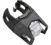 Fanale anteriore bici due LED bianchi aggancio al telaio