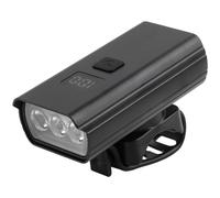 Fanale anteriore bici in lega di alluminio con triplo led 200 lumen quattro moda