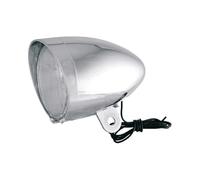 FANALE ANTERIORE BICICLETTA TIPO OLANDA VERSIONE PER DINAMO IN PLASTICA CROMATA