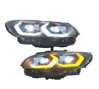 Fanale Anteriore Coppia Di Fari Anteriori A LED Per Auto Per BMW Serie 3 Per M3 E92 2006-2012 DRL Fari Indicatori Di Direzione Ambra Fari Fanali Anteriori(AFS)