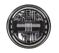 Fanale Anteriore Fari A LED Da 7 Pollici Con Halo DRL Per Jeep Per Wrangler TJ CJ-7 CJ-8 Scrambler 1976 1977 1978 1979 1980 1981-2020 Fari Fanali Anteriori(Black A)
