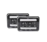 Fanale Anteriore Fari Anteriori LED Rettangolari 4x6 Pollici H4651 H4652 Luci Diurne/indicatori Direzione Per Ford Per Mustang Per Probe 1979-1997 Fari Fanali Anteriori