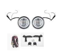 Fanale Anteriore Fari Anteriori Per Moto Per MINI Per Cooper R55 R56 2007-2014 LED DRL Luci Diurne Rally Lampada Di Guida 12V Faro Supplementare(Cromo)