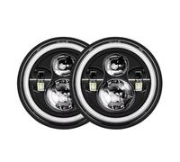 Fanale Anteriore Set Di Fari A LED DRL Per Chevy Per Camaro 1967 1968 1969 1970 1971 1972 1973 1974 1975-1981 Fari Fanali Anteriori(40w Halo light Black)