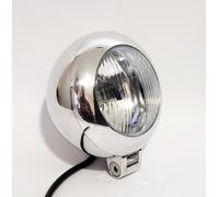 Fanale anteriore Sphera alluminio lucidato, Harley Triumph Bobber Chopper