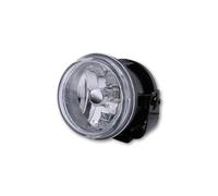 HIGHSIDER smart Fendinebbia Nero Rotondo, Omologato E (1pz), trasparente