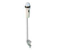 FANALE BIANCO ASTA 360° CON MORSETTO ACCESSORI BARCA NAUTICA