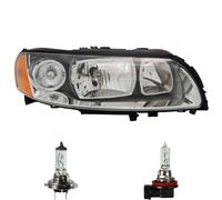 Fanale Destro Grigio H7/H9 per Volvo V70 II Sw P80_S60 I 384 Incl. Lampade