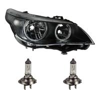 Fanale Destro per BMW 5er E60 Anno Fab. 03-03.07 H7 + H7 Incl. Philips Lampade