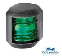 FANALE DI NAVIGAZIONE U88 NERO LUCE VERDE DI VIA 49x40xH63mm BARCA