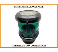 Fanale di via aqua signal serie 40 verde 360° nero luce verde 33506-13