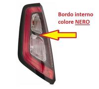 Faro Fanale Posteriore A Led per Fiat Punto Evo Dal 2012 Attacco A Viti Destro