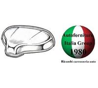 FANALE FANALINO POSTERIORE LUCE TARGA CROMATA PER FIAT 500 F 65>75 1965>1975