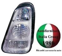 FANALE FANALINO STOP POSTERIORE DX BIANCO PER MINI ONE 01>04 2001>2004