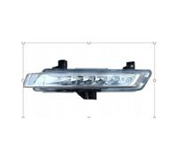 Fanale faro anteriore sinistro luce diurna alogeno per renault clio 2016 in poi