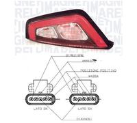 Magneti Marelli 712203981120 Fanale Posteriore Destro Nero Nuovo Connettore Sport