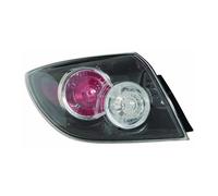 Fanale faro posteriore destro per mazda 3 2006 al 2008 5 porte esterno nero