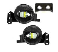 Fanale Fendinebbia Gruppo Fari Fendinebbia Per Auto Da 12 V, DRL, LED, Lenti Bianche, Angel Eyes, Alogeni, Accessori Per BMW E60, E90, E63, E46, 323i, 325i, 525i Fendinebbia(LED White A)