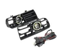 Fanale Fendinebbia Kit Per VW Per Golf MK4 1998-2004 Angel Eye Luci Diurne Fendinebbia Griglia Lampada LED Con Filo Fendinebbia