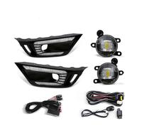 Fanale Fendinebbia Luci Diurne A LED Bianche Auto DRL Indicatori Direzione Gialli, Fendinebbia Paraurti Anteriore 12 V Per Ford Per Ranger Per Raptor 2022 Fendinebbia(DRL Set White)